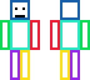 simple color boxes