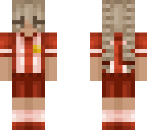 soccer girl, red