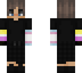 trans non binary skin minecraft
