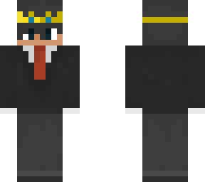 tux boi with a crown