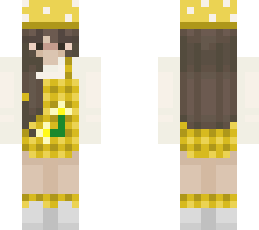 yellow flower plaid