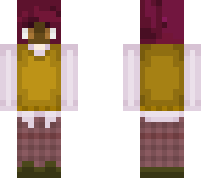 yellow sweater, black person