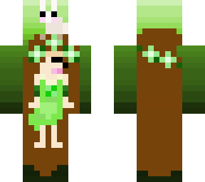 adilinia with bunny pixel art