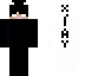 black, white xray skin