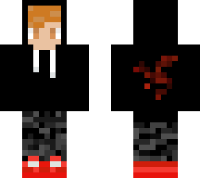 black hoodie teen with dragon