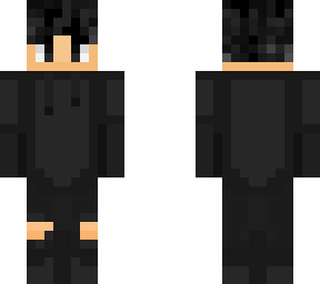 black theme skin (hoodie and ripped jeans)