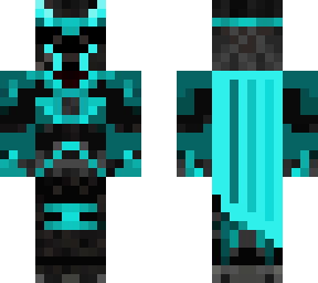 blue black mando armour