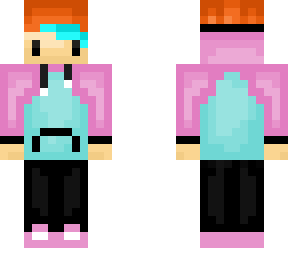 blue boi with pink sleeves but skinny arms