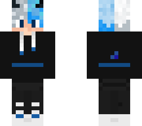 blue demon boy