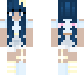 blue girl