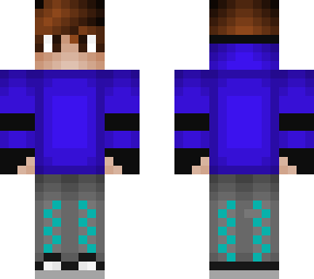 blue guy with red under