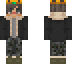 camo with a crown