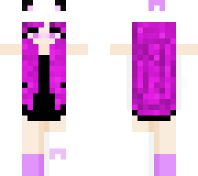chica oso panda morado