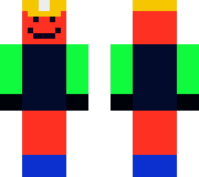 cool dude red green blue now with hat