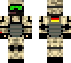 desert soldier, german flag