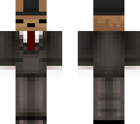 dog skin in suit