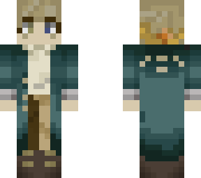 fancy coat blonde hair
