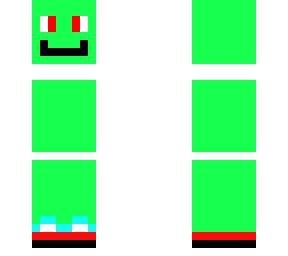 green alien with no hands