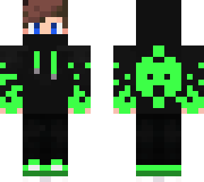 green and black