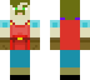 hal from minecraft dungeons  (cool effect)