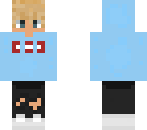 junge mit hellblauem pullover