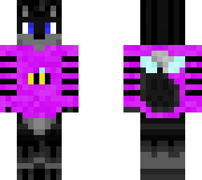 me in a bee hoodie (purple)