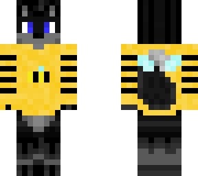 me in a bee hoodie (yellow)