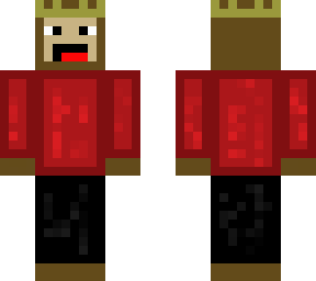 me with a red hoodie