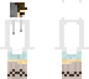 natedex's skin (black masked) (white hoodie) (shorts)