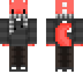 pastel red dino with scarf