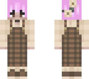 pink hair cottagecore enby w/horns