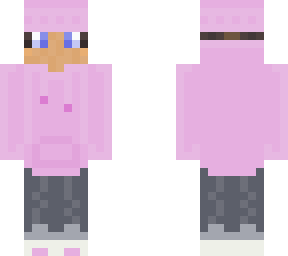 pink hoodie and beanie boy