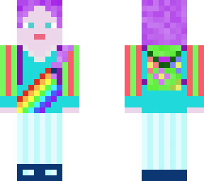rainbow flower girl