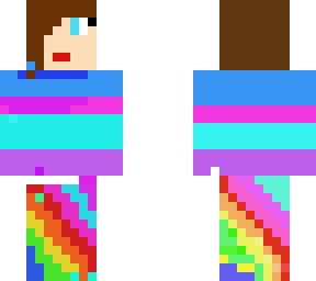 rainbow girl