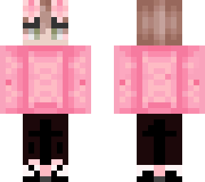 updated pink sweater