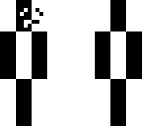 black and white