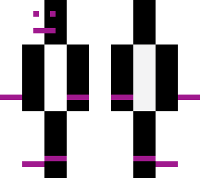 black and white skin