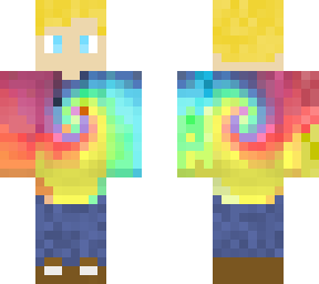 blonde boy in colorful hoodie (request)