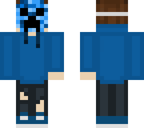 blue creeper mask boy