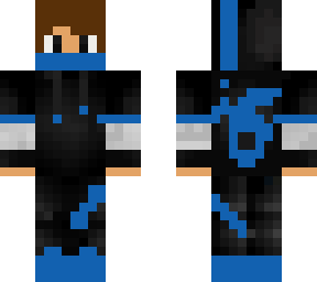 blue skin fan