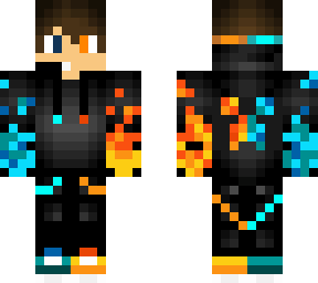 cool fire and ice boy