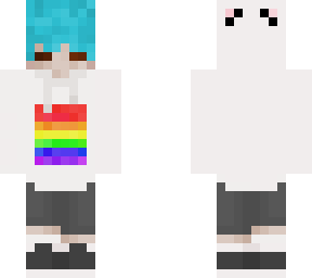 cyan hair *** eboy