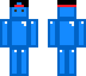 dark blue blob with cap (requested)