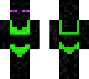 enderman with a bikini lol