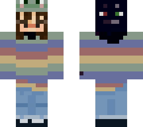 frogy hat + enderman hood