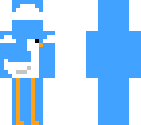 goose with walking animation