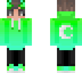 green hoodie demon