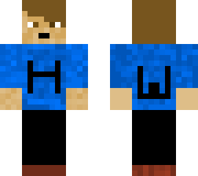 h and w blue guy.