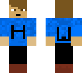 h and w blue guy.