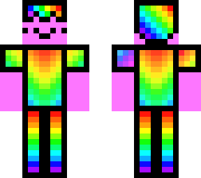 i'm wearing my rainbow armor.